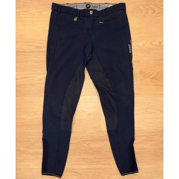 Pikeur Pants - Pikeur navy blue breeches/riding pants womens  size EU 44 (size tag missing)